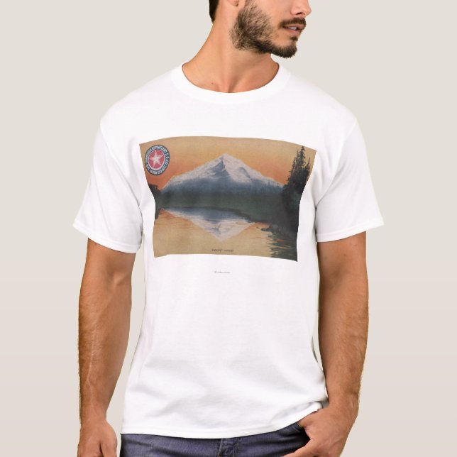 Mt. Huva Oregon - San Francisco till Portland Tee (Framsida)