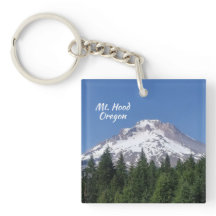 Mt. Huva Oregon Ski Bowl Keychain
