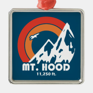 Mt. Huva Oregon Sol Eagle Julgransprydnad Metall