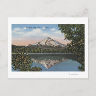 Mt. Huva, Oregon - Vy över berg från Borttappad Vykort