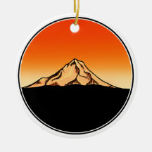 Mt Huva-ornament