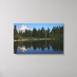 Mt. Huva reflekterad i Spegel Sjö Canvastryck