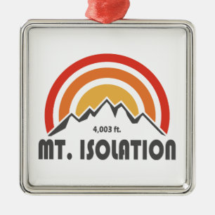 Mt. Isolation New Hampshire Julgransprydnad Metall