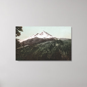 Mt. Jefferson, det Oregon berg beskådar Canvastryck
