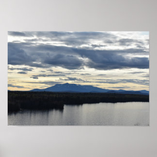 Mt. Katahdin, Aroostook County Maine Poster