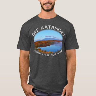Mt Katahdin Autumn Maine Scenic Beauty T Shirt