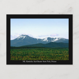 Mt. Katahdin Maine Vykort