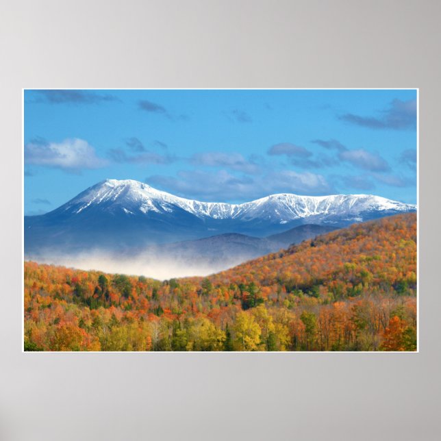 Mt Katahdin Photo Scenery Poster (Framsidan)