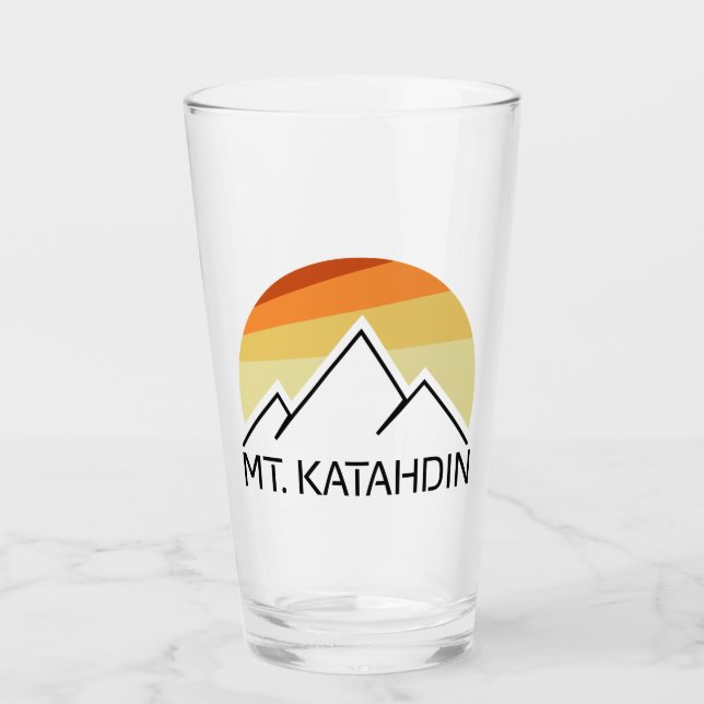 Mt. Katahdin Retro Glaskopp (Framsida)