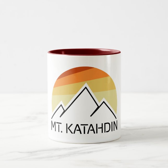 Mt. Katahdin Retro Två-Tonad Mugg (Center)