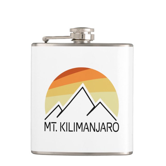 Mt. Kilimanjaro Retro Fickplunta (Framsidan)