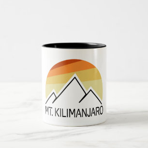 Mt. Kilimanjaro Retro Två-Tonad Mugg