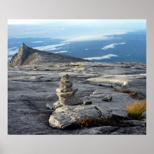 mt kinabalu granite poster (Framsidan)