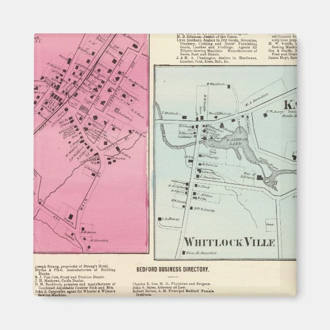 Mt Kisco, Katonah, Whitlock Ville, Bedford Magnet (Framsidan)