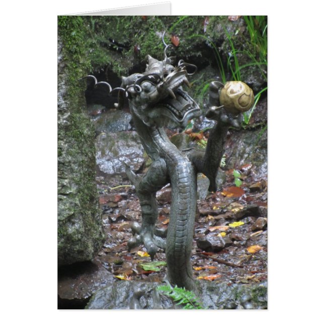 Mt. Kurama Dragon ~ Hälsningskort (Framsidan)