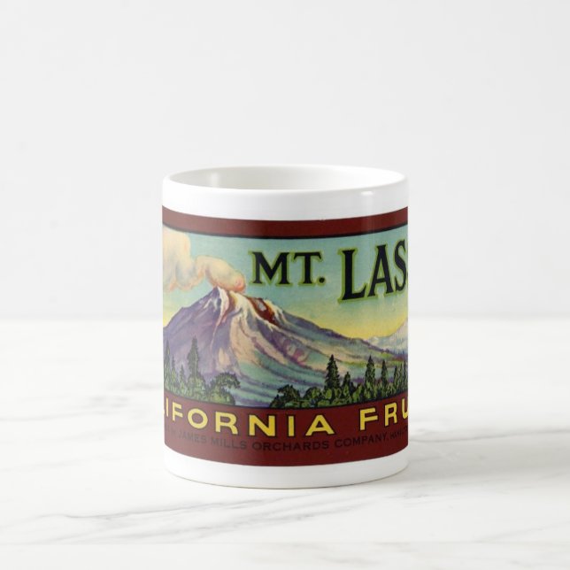 Mt Lassen-mugg Kaffemugg (Center)