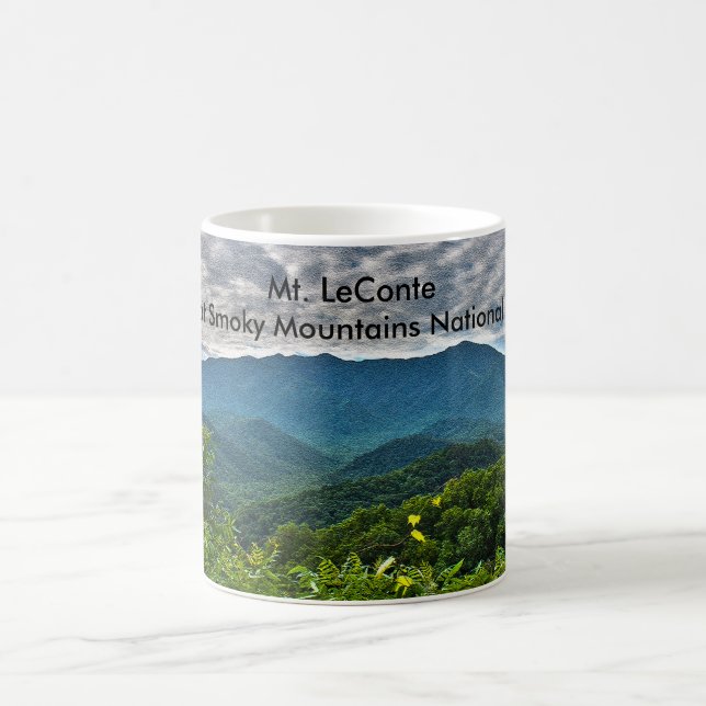 Mt. LeConte, Great Smoky Mountains Mugg (Center)