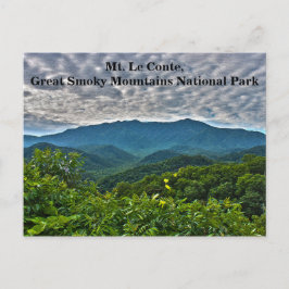 Mt. LeConte Smoky Mountains National Park vykort
