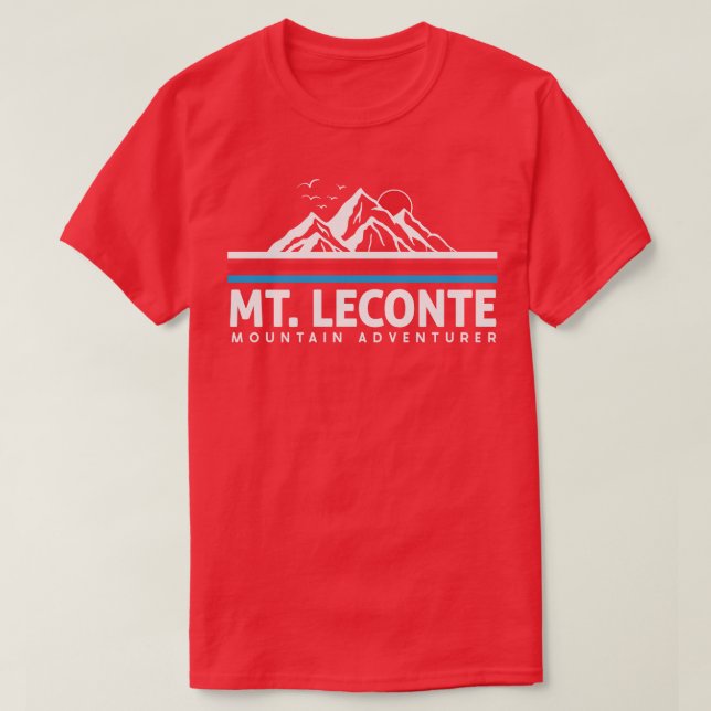 Mt Leconte Underbar Smoky Mountains Mont Le Conte T Shirt (Design framsida)