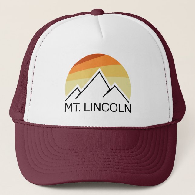 Mt. Lincoln New Hampshire Retro Keps (Framsida)