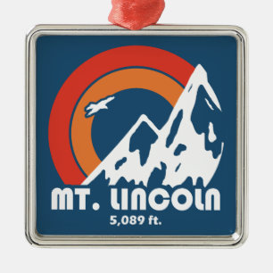 Mt. Lincoln New Hampshire Sun Eagle Julgransprydnad Metall