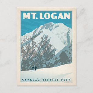 Mt. Logan, Kanada Vykort