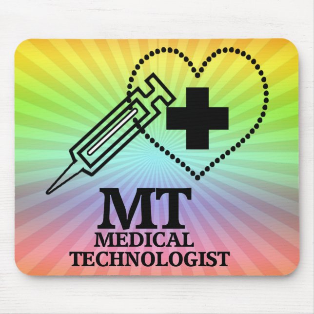 MT LOGOTYP SPRUTA HJÄRTAT MEDICINSK TECH MUSMATTA (Framsidan)