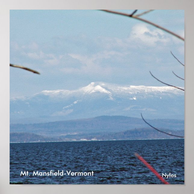 Mt. Mansfield Poster (Framsidan)