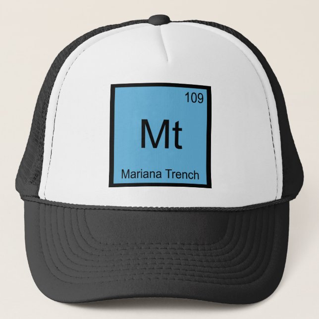Mt - Mariana Diket Kemiskt Elementsymbol T-shirt Keps (Framsida)