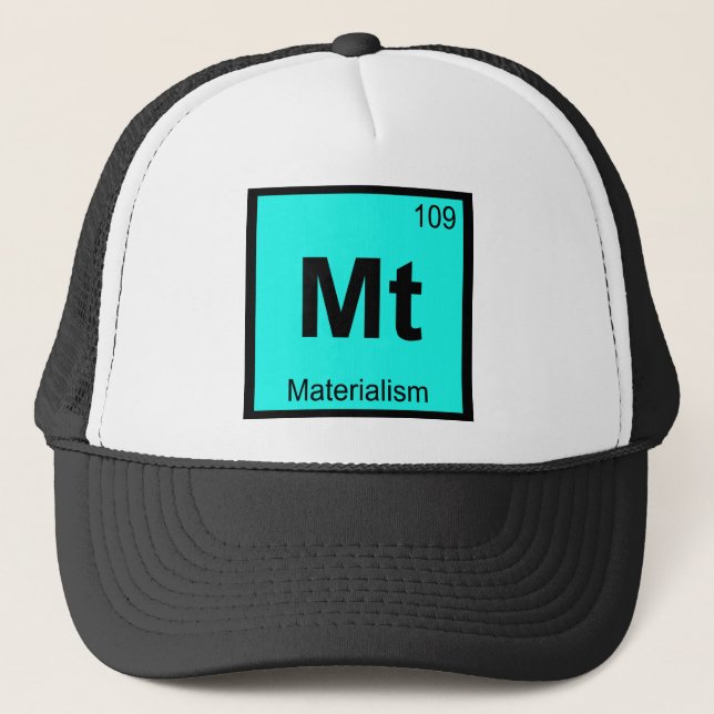 Mt - Materialism Filosofi Kemi Symbol Keps (Framsida)
