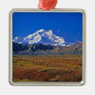 Mt. McKinley Denali nationalpark, Alaska. Julgransprydnad Metall