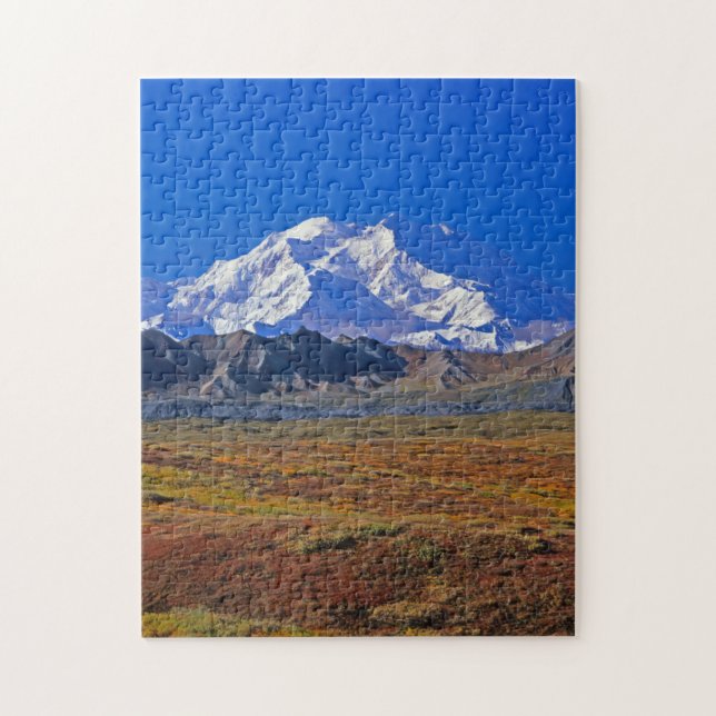 Mt. McKinley Denali nationalpark, Alaska Pussel (Vertikal)