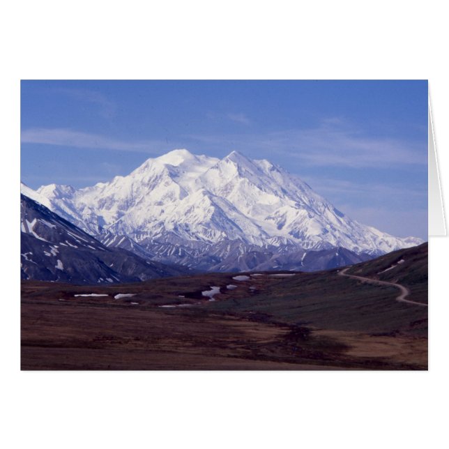 Mt. McKinley Hälsningskort (Framsidan Horizontal)
