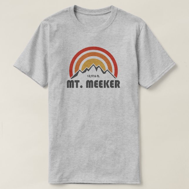 Mt. Meeker Colorado T Shirt (Design framsida)