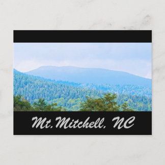 Mt.Mitchell NC Vykort