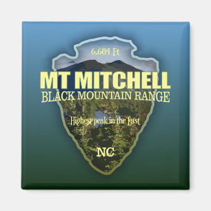 Mt Mitchell (pilhuvud) Magnet