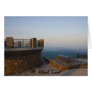 Mt Mitchell-toppmötet OBS Kort