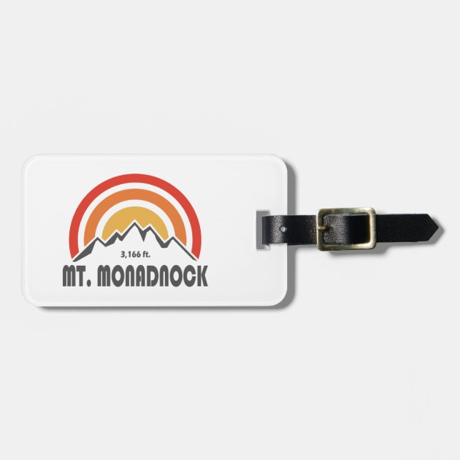 Mt. Monadnock New Hampshire Bagagebricka (Horisontell Framsida)