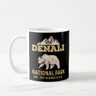 Mt Mount Denali Nationalpark Alaska Bear Kaffemugg