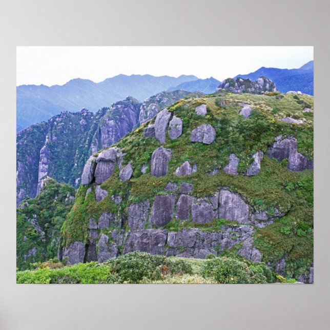Mt Nagata, Yakushima, Kagoshima, Japan Poster (Framsidan)
