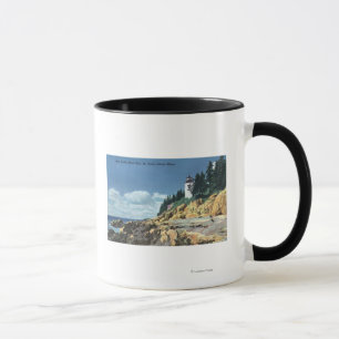 Mt. Öde ö bas- hamnhuvudfyr Mugg