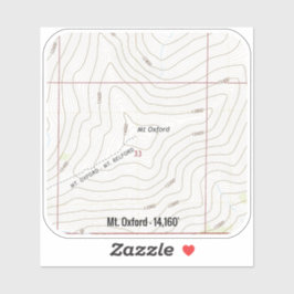 Mt. Oxford Colorado Klistermärken