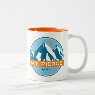 Mt. Pierce New Hampshire Stjärnor Måne Två-Tonad Mugg