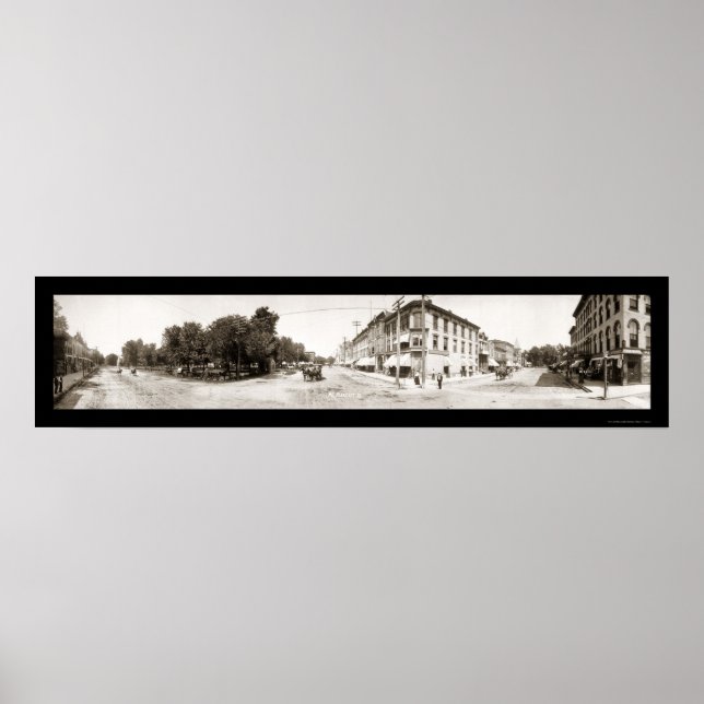 Mt Pleasant, IA Photo 1907 Poster (Framsidan)