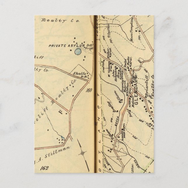 Mt. Pleasant, New York 2 Vykort (Framsida)