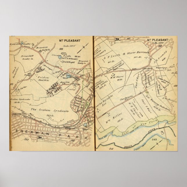 Mt. Pleasant, New York 3 Poster (Framsidan)