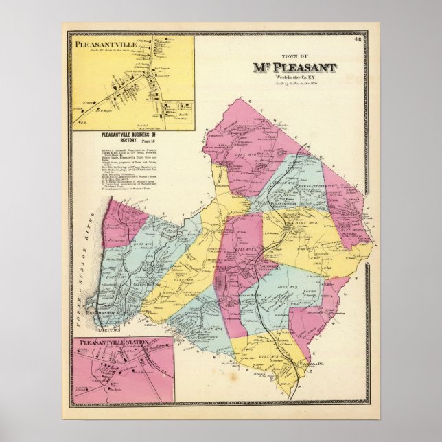 Mt Pleasant, Town Poster (Framsidan)