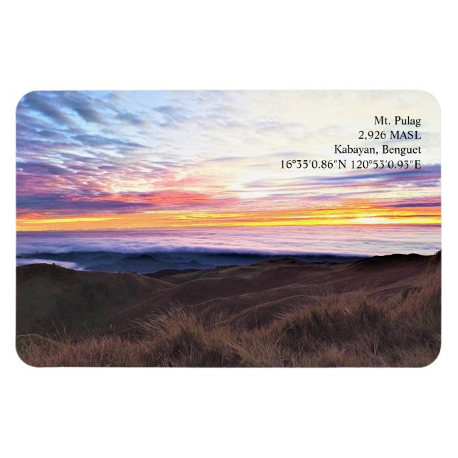 Mt. Pulag, The Playground of the Gods Ref Magnet (Horisontell)