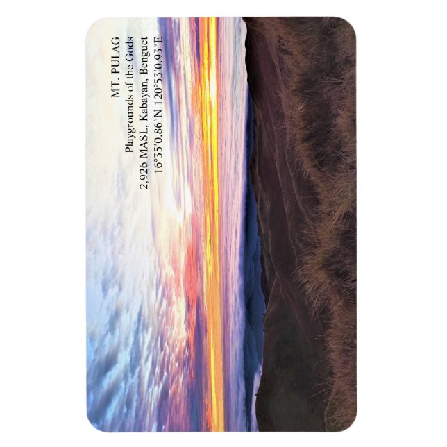 Mt. Pulag, The Playground of the Gods Ref Magnet (Vertikal)