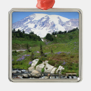 Mt Rainer, Edith bäck Julgransprydnad Metall
